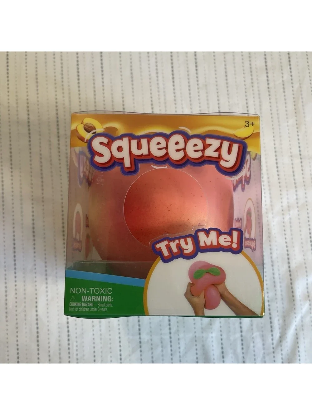 Viral Sunny Days Jumbo Squeezy Peach – Squishy Toy, Stress Relief Sensory Fun 🍑